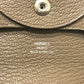 HERMES バスティア 小銭入れ 財布 ウォレット コインケース シェーブル レディース エトゥープ ベージュ