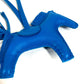 HERMES Horse Cheval Rodeo PM Rodeo PM Bag Charm Key Holder Charm Agneau Milo Unisex Blue Zanzibar Blue