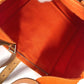 HERMES マルワリGM 肩掛け ショルダーバッグ キャンバス レディース オレンジ