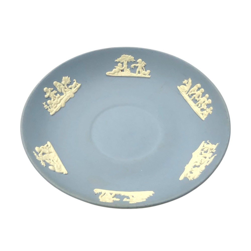 WEDGWOOD Jasper Dinnerware Cup & Saucer Teacup Ceramic Unisex Blue