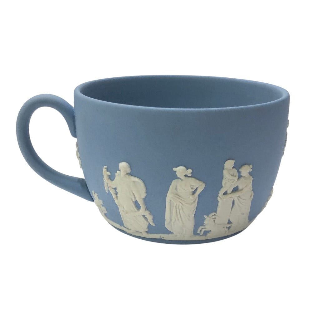 WEDGWOOD Jasper Dinnerware Cup & Saucer Teacup Ceramic Unisex Blue