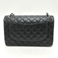 CHANEL A58600 CC ココマーク ロゴ デカマトラッセ30 Wフラップ デカマト チェーンバッグ カバン 斜め掛け Wチェーン ショルダーバッグ キャビアスキン レディース ブラック