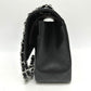 CHANEL A58600 CC ココマーク ロゴ デカマトラッセ30 Wフラップ デカマト チェーンバッグ カバン 斜め掛け Wチェーン ショルダーバッグ キャビアスキン レディース ブラック