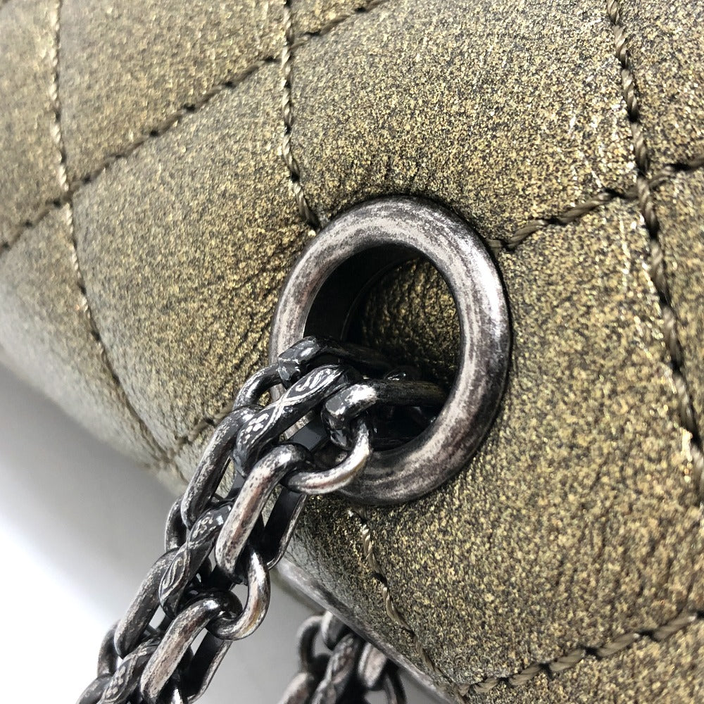 CHANEL Matelasse 2.55 Hardware Quilted Matelasse25 Matelasse 25 Shoulder bag Double Chain Shoulder bag Bag Crossbody bag Shoulder Bag Calfskin BronzeGold Gold/SilverHardware Used