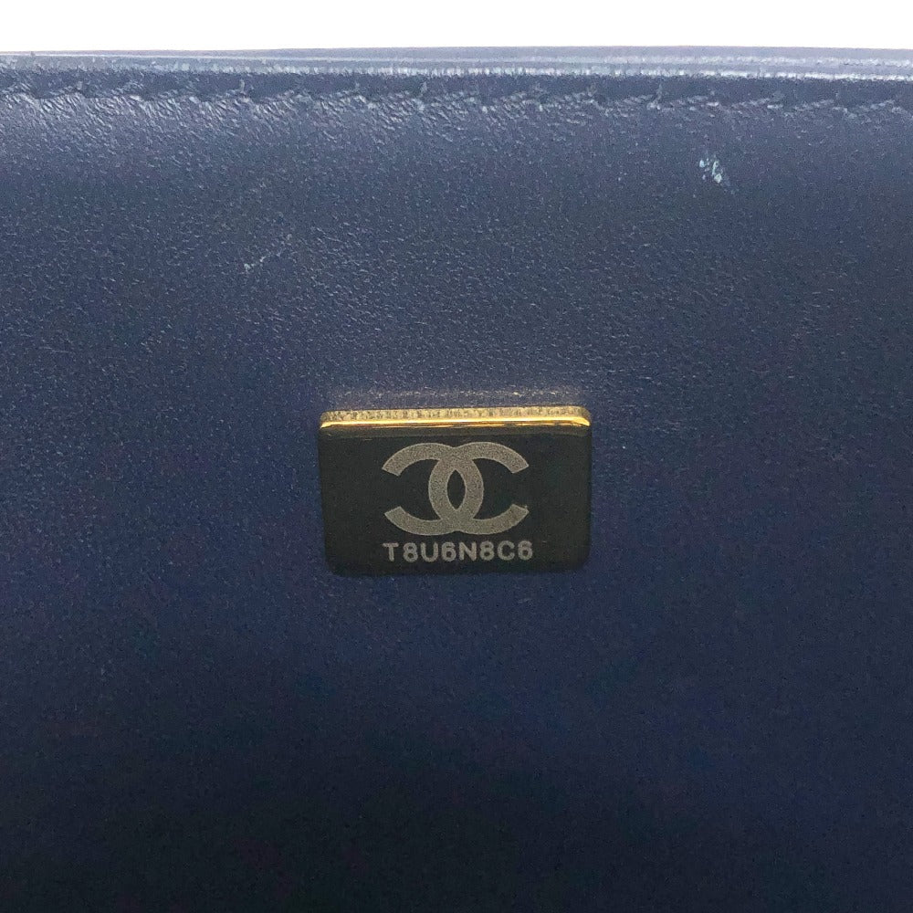 CHANEL マトラッセ マトラッセ ダブルフラップ 2.55金具 カバン 肩掛けバッグ 斜め掛けバッグ ショルダーバッグ レザー レディース ネイビー