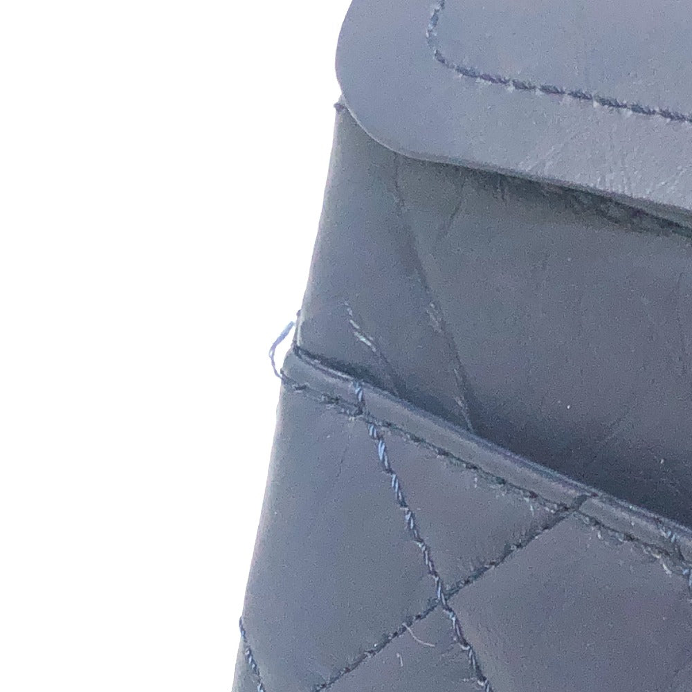 CHANEL マトラッセ マトラッセ ダブルフラップ 2.55金具 カバン 肩掛けバッグ 斜め掛けバッグ ショルダーバッグ レザー レディース ネイビー