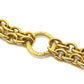 CHANEL Bag-Shaped Motif Matelasse Bag Vintage Pendant Necklace GP Women's Gold