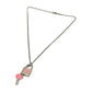 CHANEL 07P Coco Mark Padlock Cadena Heart Key Chain Accessory Necklace Metal Women's Silver
