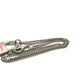 CHANEL 07P Coco Mark Padlock Cadena Heart Key Chain Accessory Necklace Metal Women's Silver