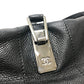 CHANEL Chocolate bar Mini Boston Bag, Handbag ボストンバック カバン バック Duffle Bag Soft Caviar Leather Black/SilverHardware Used