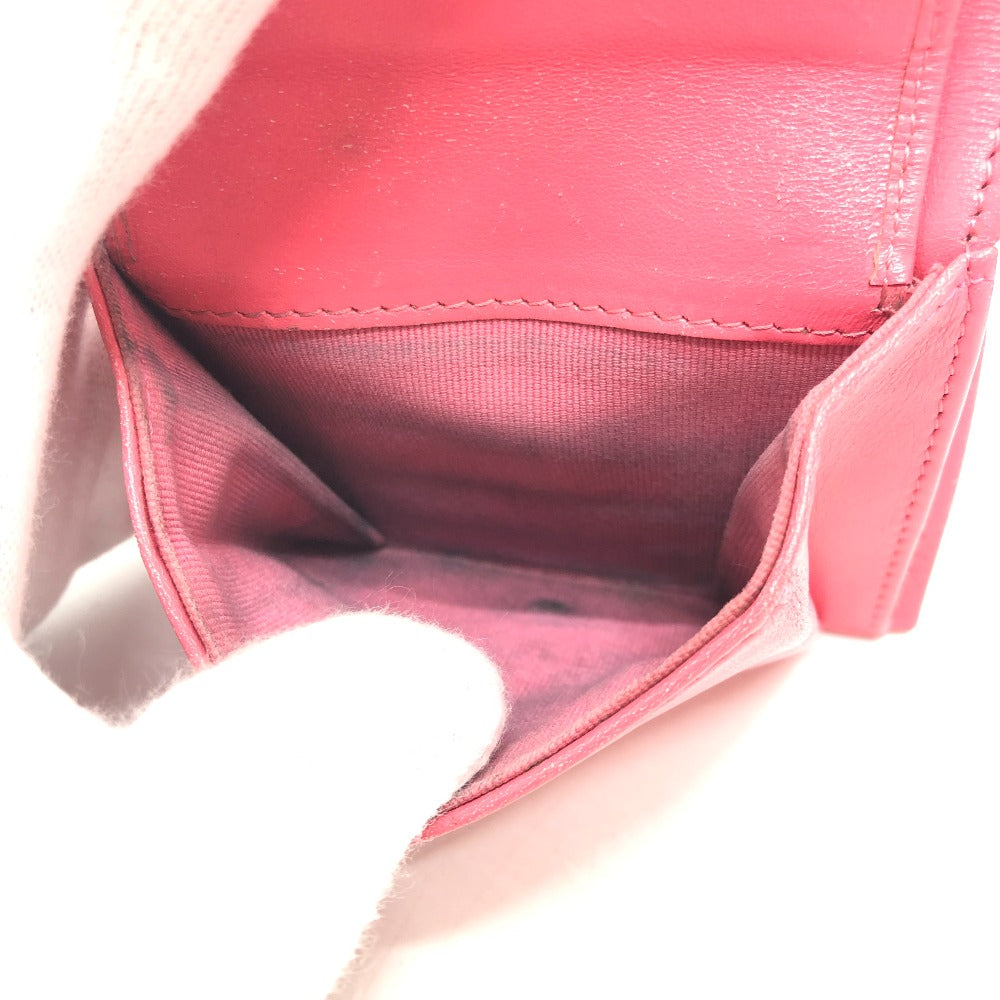 CHANEL AP3178 Matelasse Small flap wallet Bifold Wallet Wallet Bifold Wallet Folded wallet Caviar Leather pink/GoldHardware Used