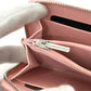 CHANEL Matelasse Coco Star Round Compact Wallet, Bi-fold Wallet, Caviar Leather, Women's, Pink