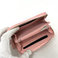 CHANEL Matelasse Coco Star Round Compact Wallet, Bi-fold Wallet, Caviar Leather, Women's, Pink