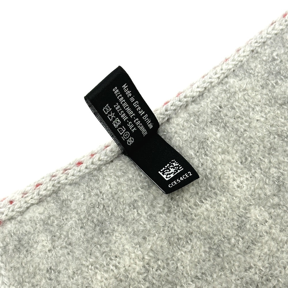 CHANEL 2024年モデル ココマーク アパレル マフラー カシミヤ レディース グレー
