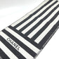 CHANEL ココマーク バイカラー アパレル小物 マフラー ウール レディース ブラック