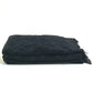CHANEL Coco Mark CC Logo Matelasse Quilted Large Bath Towel, Cotton, Women's, Black