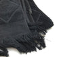 CHANEL Coco Mark CC Logo Matelasse Quilted Large Bath Towel, Cotton, Women's, Black