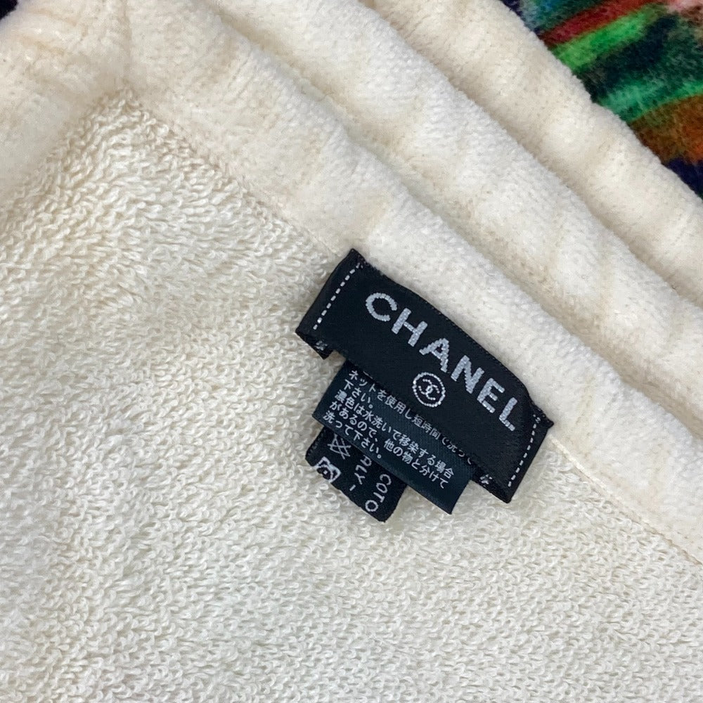 CHANEL 16C ผ้าเช็ดตัวลายพิมพ์ทั้งตัว ของตกแต่งบ้าน ผ้าคลุมเข่า ผ้าห่ม ผ้าเช็ดตัวชายหาด ผ้าฝ้าย ผู้หญิง หลากสี