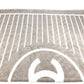 CHANEL Logo Stripe CC Coco Mark Bath Towel, Interior Throw, Blanket, Towel, Cotton, Women's, Gray