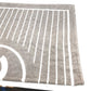 CHANEL Logo Stripe CC Coco Mark Bath Towel, Interior Throw, Blanket, Towel, Cotton, Women's, Gray