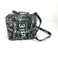 CHANEL バイシーライン バニティバッグ 2WAY ショルダーバッグ カバン 肩掛け ハンドバッグ キャンバス レディース ブラック