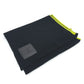CHANEL Sport CC Coco Mark Scarf, Wool/Cashmere, Unisex, Black/Fluorescent Green