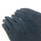 CHANEL CC Coco Mark Gloves, Silk, Women's, Black