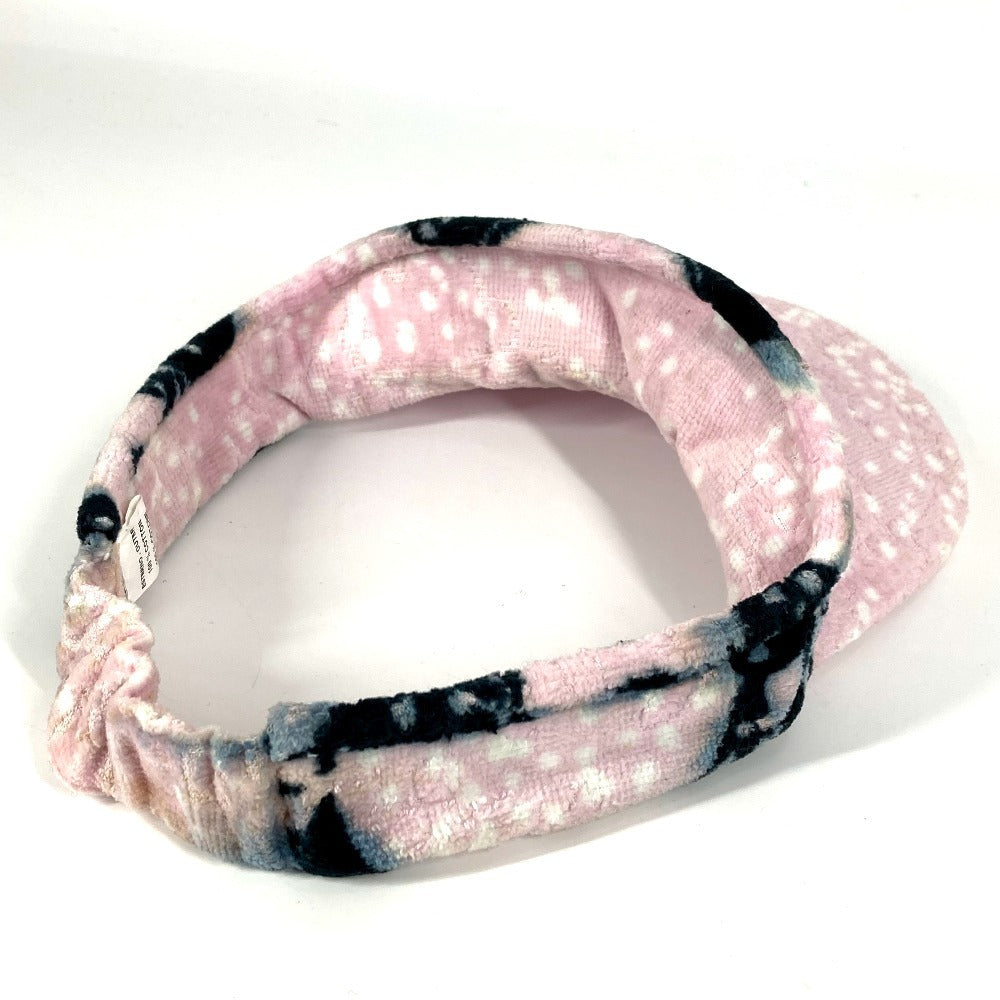 CHANEL パイル CC ココマーク 帽子 バイザー サンバイザー コットン レディース ピンク