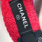 CHANEL 20C ロゴ 帽子 パイル バイザー サンバイザー コットン レディース ピンク