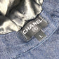 CHANEL デニム 夜間飛行 ハット帽 帽子 バケットハット ボブハット ハット コットン レディース ブルー