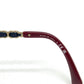 CHANEL 5546-QA Coco Mark Chain Square Shape Calfskin Plastic Sunglasses for Women Red