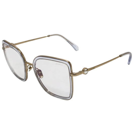 CHANEL 2222-S 2026/春夏 バタフライ シェイプ ブルーライトカット グラス 眼鏡 アイウェア サングラス レディース クリア