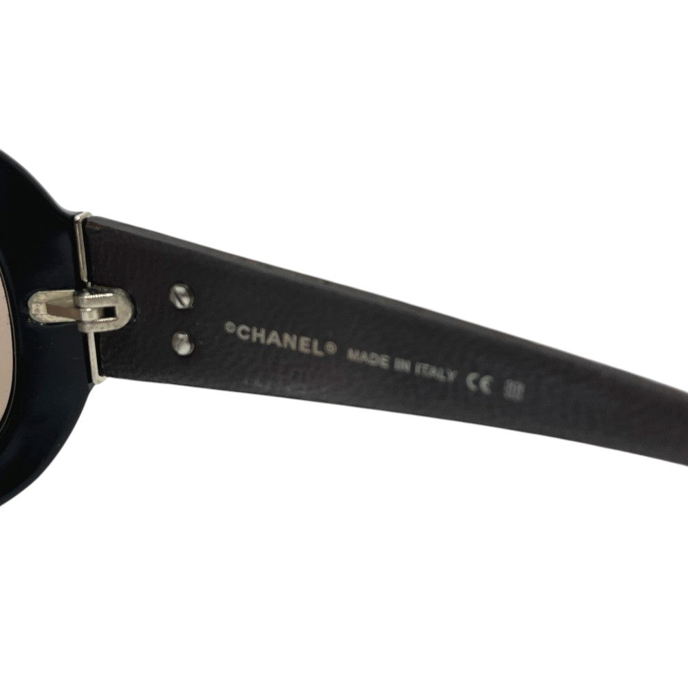 CHANEL 5116-Ｑ ココマーク マトラッセ アイウェア サングラス プラスチック レディース ブラウン