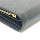 CHANEL CC Mark Stitch Short wallet, mini wallet, coin purse with clasp Folded wallet Caviar Leather Black Used