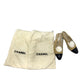 CHANEL Bicolor Heels, high heels, shoes, apparel, footwear pumps Leather Beige/Black Used