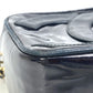 CHANEL CC Coco Mark Pochette Tassel Bag Fringe Chain Crossbody Shoulder Bag Enamel Women's Black