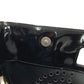 CHANEL Punching Logo Triple Coco CC Coco Mark Big Bag Handbag Enamel Women's Black