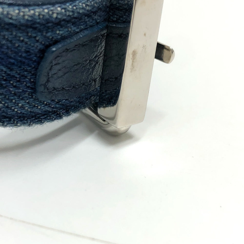 CHANEL A57641 Matelasse CC Mark 2WAY Bag Shoulder Bag Handbag Crossbody Shoulder Bag Denim blue/SilverHardware Used