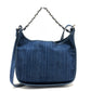 CHANEL A57641 Matelasse CC Mark 2WAY Bag Shoulder Bag Handbag Crossbody Shoulder Bag Denim blue/SilverHardware Used