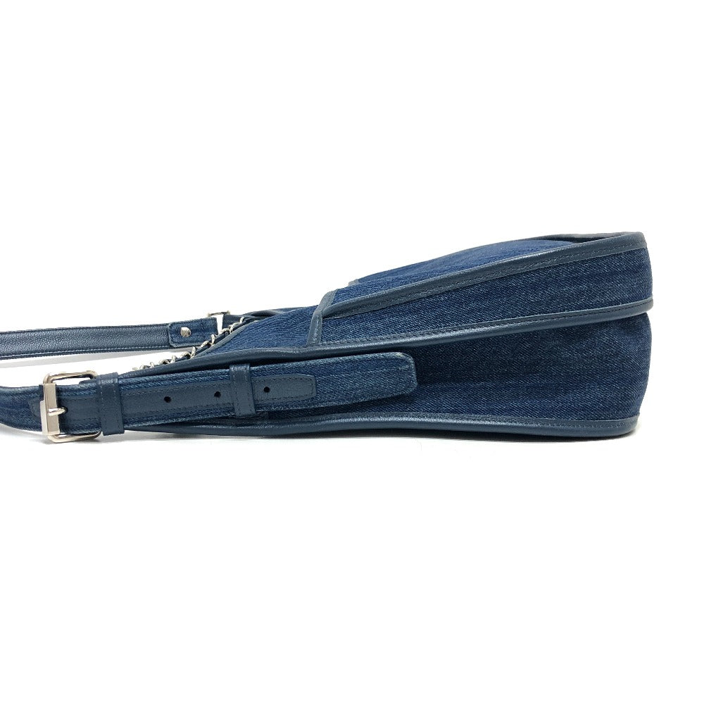 CHANEL A57641 Matelasse CC Mark 2WAY Bag Shoulder Bag Handbag Crossbody Shoulder Bag Denim blue/SilverHardware Used