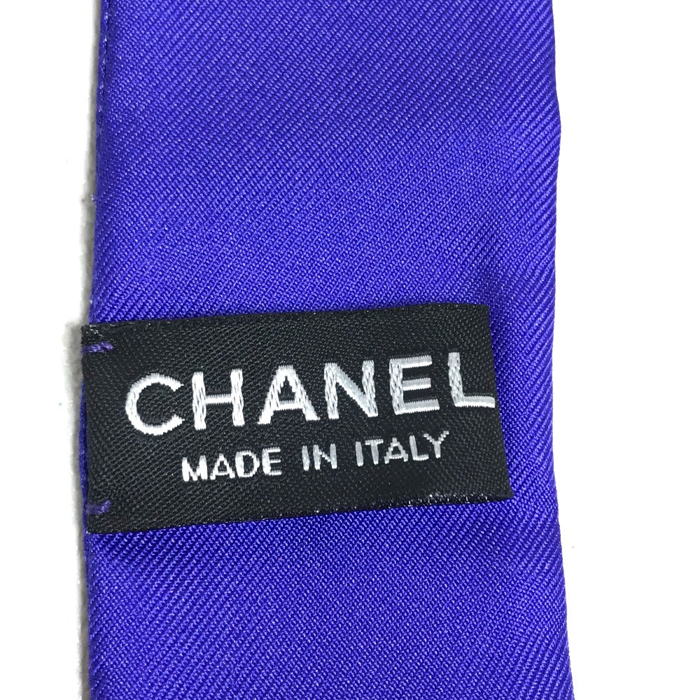 CHANEL Coco Mark Bandeau Headband, Silk Scarf, Women's, Multicolor