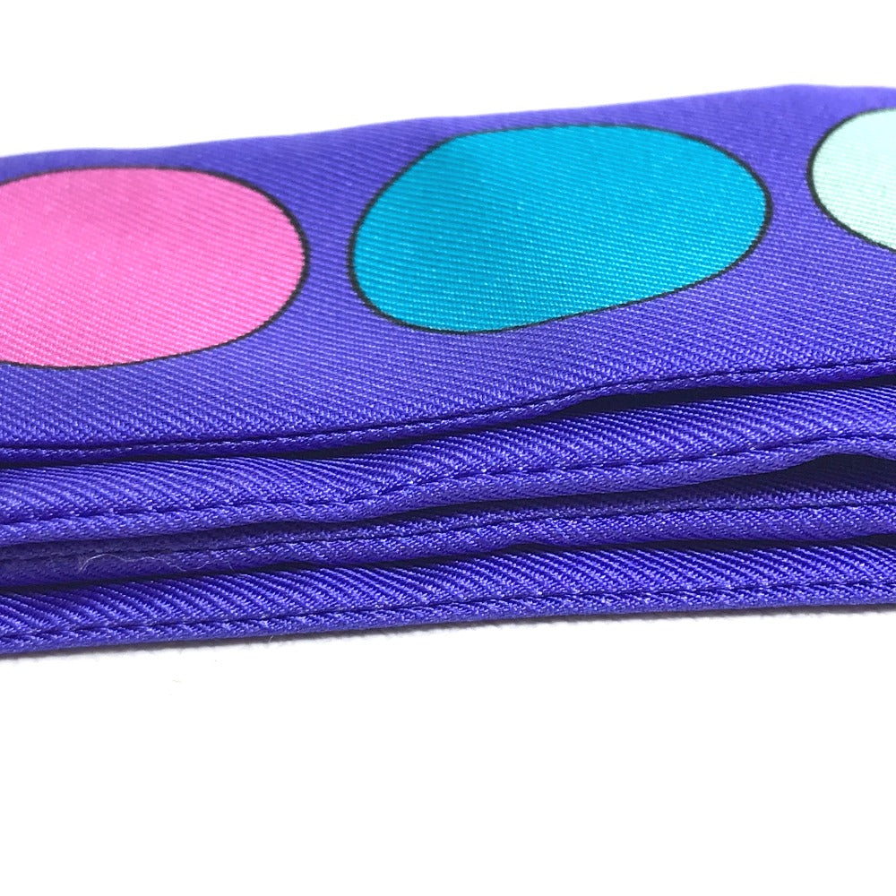 CHANEL Coco Mark Bandeau Headband, Silk Scarf, Women's, Multicolor