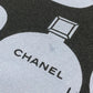 CHANEL Pop Multi-Design Fashion Accessory Large Silk Scarf for Women, Black