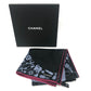 CHANEL Pop Multi-Design Fashion Accessory Large Silk Scarf for Women, Black