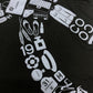 CHANEL Pop Multi-Design Fashion Accessory Large Silk Scarf for Women, Black