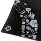 CHANEL Pop Multi-Design Fashion Accessory Large Silk Scarf for Women, Black