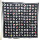 CHANEL Camelia Shawl, Stole/Shawl, Bandana, Silk Scarf, Floral Pattern Scarf silk Black Used