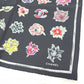 CHANEL Camelia Shawl, Stole/Shawl, Bandana, Silk Scarf, Floral Pattern Scarf silk Black Used