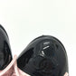 CHANEL CC Mark Ribbon Bicolor Tweed ballerina flats pumps tweed / enamel pink/Black Used