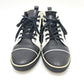 CHANEL G28067 Matelasse CC Mark Bicolor High-Cut Sneakers Shoes sneakers Leather Black/White Used